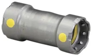 Viega #25031 1/2in MegaPressG Slip Coupling No Stop - Press x Press