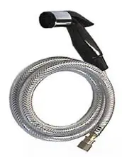 Wal-Rich #1656000 Black Crown-Rinse Hose & Spray Assembly
