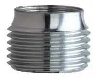 Chicago Faucets #E2JKRCF Spout End Adapter 13/16"-24 UNS Female x 3/4"-14 Male Hose