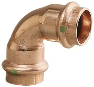 Viega #77027 1in Copper ProPress 90° Elbow Press x Press