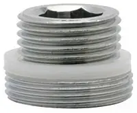 Chicago Faucets #K2JKABRCF 3/8in x 13/16in Spout Outlet Adapter NPSM