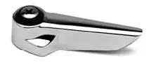 T&S Brass #001636-45 Chrome Plated Cold Lever Handle with Blue Index