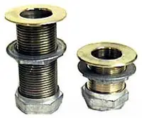 Wal-Rich #0504008 3in Brass Bar Plug w/Tail