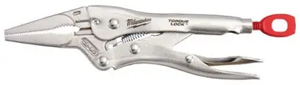 Milwaukee #48-22-3506 6in Torque Lock Locking Pliers - Flat Long Nose