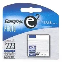 Energizer #EL223APBP 6V Lithium Photo Battery CRP2