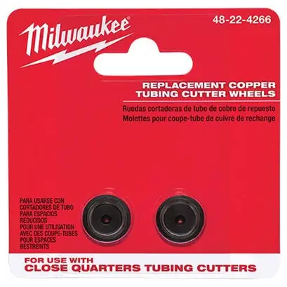 Milwaukee #48-22-4266 2pc Carbon Steel Copper Cutter Wheels Replacement