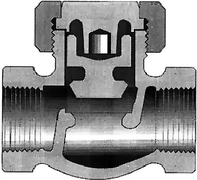 Crane #366E 1-1/4" Bronze Lift Check Valve 300# - FNPT