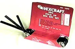 Wal-Rich #1818135 9-Piece Folding Hex Key Set