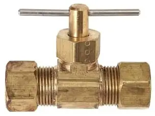 BrassCraft #NV105-6X 3/8in OD Compression Needle Valve Lead Free