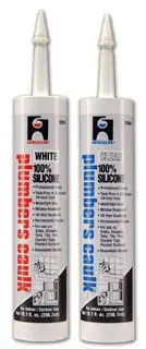 Hercules #25686 10.1oz Clear 100% Silicone Plumbers Caulk