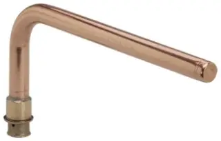 Viega #92421 1/2in 90° Copper Stub-Out Elbow PEX Press Zero Lead