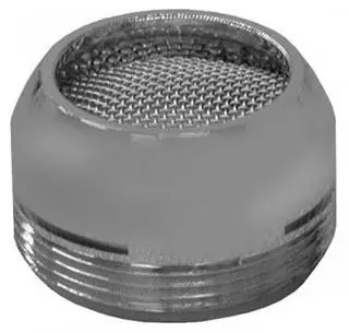 Jones Stephens #A01001 15/16" Male Chrome Plated Brass Faucet Aerator 4.5 GPM - Lead Free