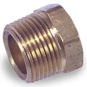 Merit Brass #NLBS117H-02 1/8in Lead Free Solid Brass Plug