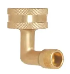 BrassCraft #HES-8-12X 3/4in Female Hose x 1/2in OD Comp 90° Elbow Rough Brass