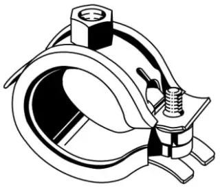 Aquatherm #0060550 1-1/2" Plastic Pipe Clamp for 50mm Pipe