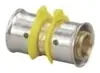 Viega #93040 3/4" PEX Press Coupling Bronze Zero Lead