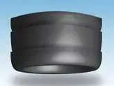 Mustee #65.309 3in Black Mop Drain Seal for PVC ABS Iron