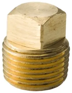Merit Brass #NLBS117A-04 1/4in Lead-Free Solid Brass Plug