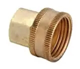 BrassCraft #HUS11-8-12X 3/4" Female Hose x 1/2" FIP Lead-Free Swivel Adapter - Rough