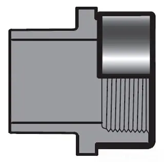 Spears #878-007CSR 3/4" CPVC Spigot Adapter Schedule 80