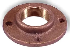 Merit Brass #240-08 1/2in Brass Floor Flange 150# Leaded