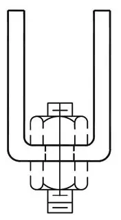 Carpenter & Paterson #113A 1/2in Welded Beam Attachment Plain