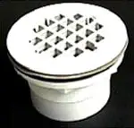 Wal-Rich #0523031 2in PVC Shower Drain Stainless Steel Grid - Solvent