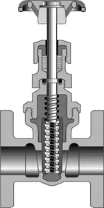 Crane #429 1in Bronze Gate Valve 150# Rising Stem - Flanged