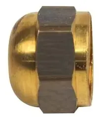 BrassCraft #40-10 5/8" OD Tube Brass Flare Cap - Rough