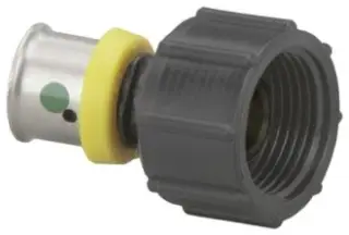 Viega #49224 3/8x1/2 PEX Press Port Adapter Polymer