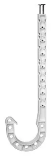 Oatey #33740 1-1/2" DWV J-Hook White ABS 25/Bag
