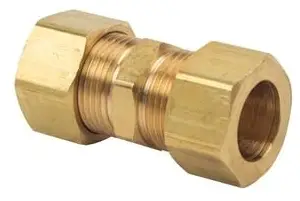 BrassCraft #62-8-6X 1/2in x 3/8in Brass Compression Reducing Union - Lead Free