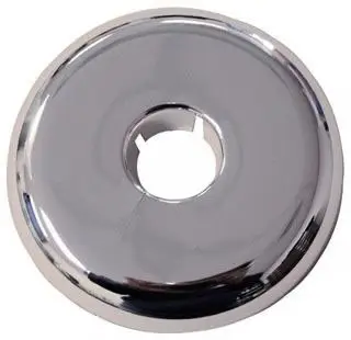 Jones Stephens #F06075 3/4" Chrome Plated Plastic Flexible Floor and Ceiling Plate