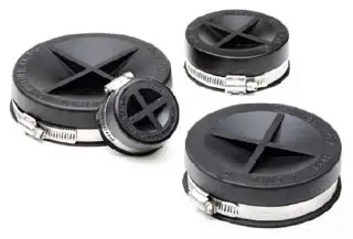Mission Rubber #701011 1-1/2" Jiffy Jim End Cap QC-101