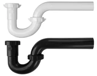 Keeney #200B2 1-1/4in Black P-Trap