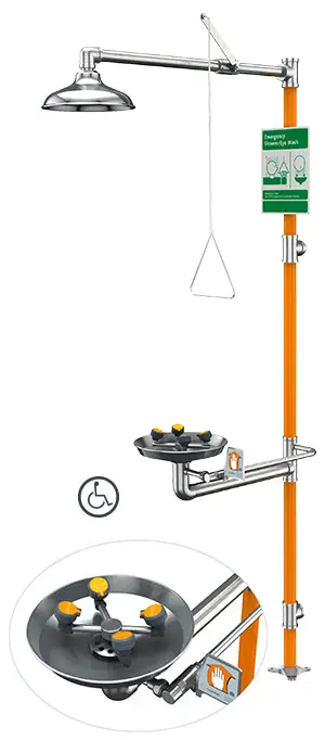 Guardian #GBF1994 Barrier Free Corrosion Resistant Safety Station