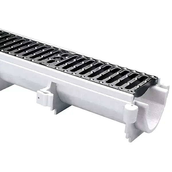 Zurn #Z886-PPC-2E1-1U3 10ft Trench Drain with 2 Ends