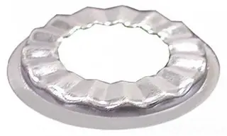 Jones Stephens #B10110 Shallow Pattern Zinc Plated Provent Rosette