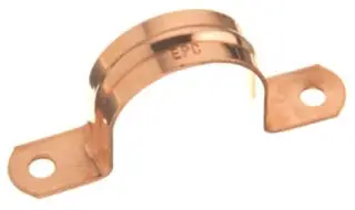 Elkhart #10032410 1/8in Copper Tube Strap Double Hole