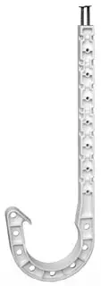 Oatey #33741 2" White DWV J-Hook 7-1/2in - 25 Pack