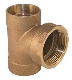 Elkhart #CAST5811-CCF1-1/2 1-1/2in Copper DWV Tee CxCxF