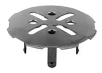 Pasco #1205 3in Snap-In Stainless Steel Strainer for 2in DWV