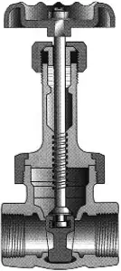 Crane #622E 1-1/4" Bronze Gate Valve 300# Rising Stem - FNPT
