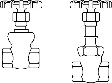 Crane #634E 1-1/2" Bronze Gate Valve 300# Rising Stem - FNPT