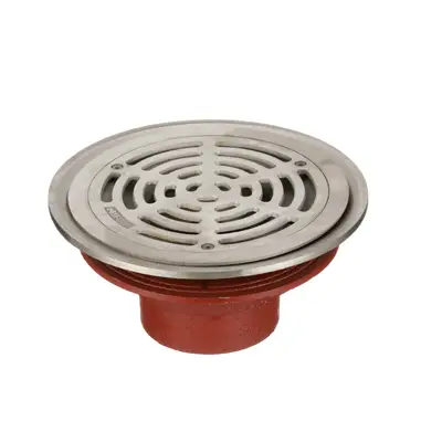 MIFAB #F1102-FC7-1-7 2in Floor Drain with 7in Diameter Clamp