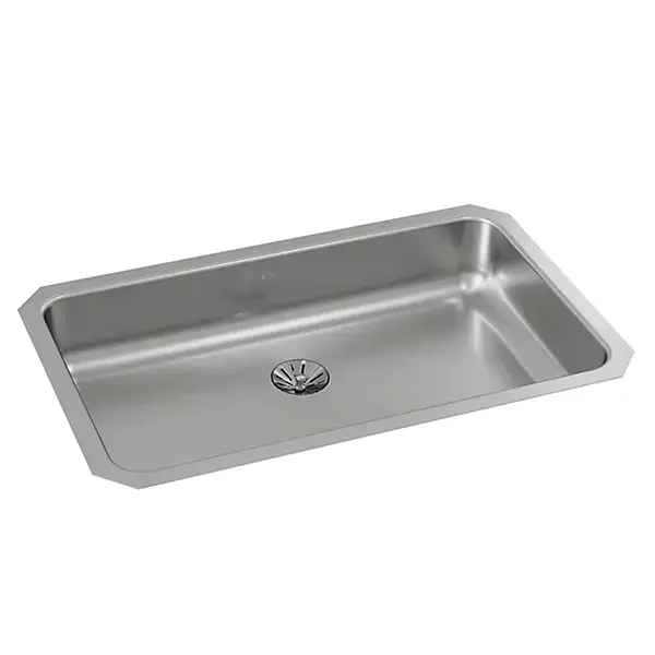 Elkay #ELUHAD281655 5-1/2in Deep Single Bowl 18 Gauge Undermount ADA Stainless Steel Sink