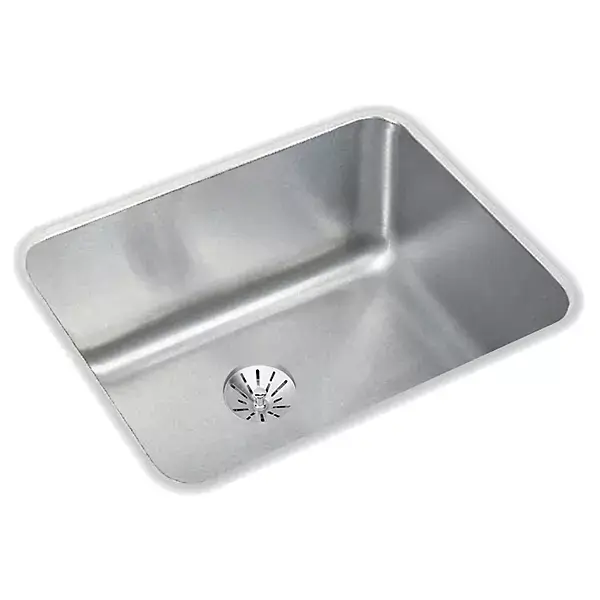 Elkay #ELUH1814PD 20.5in Type 316 Stainless Steel Sink - Modified