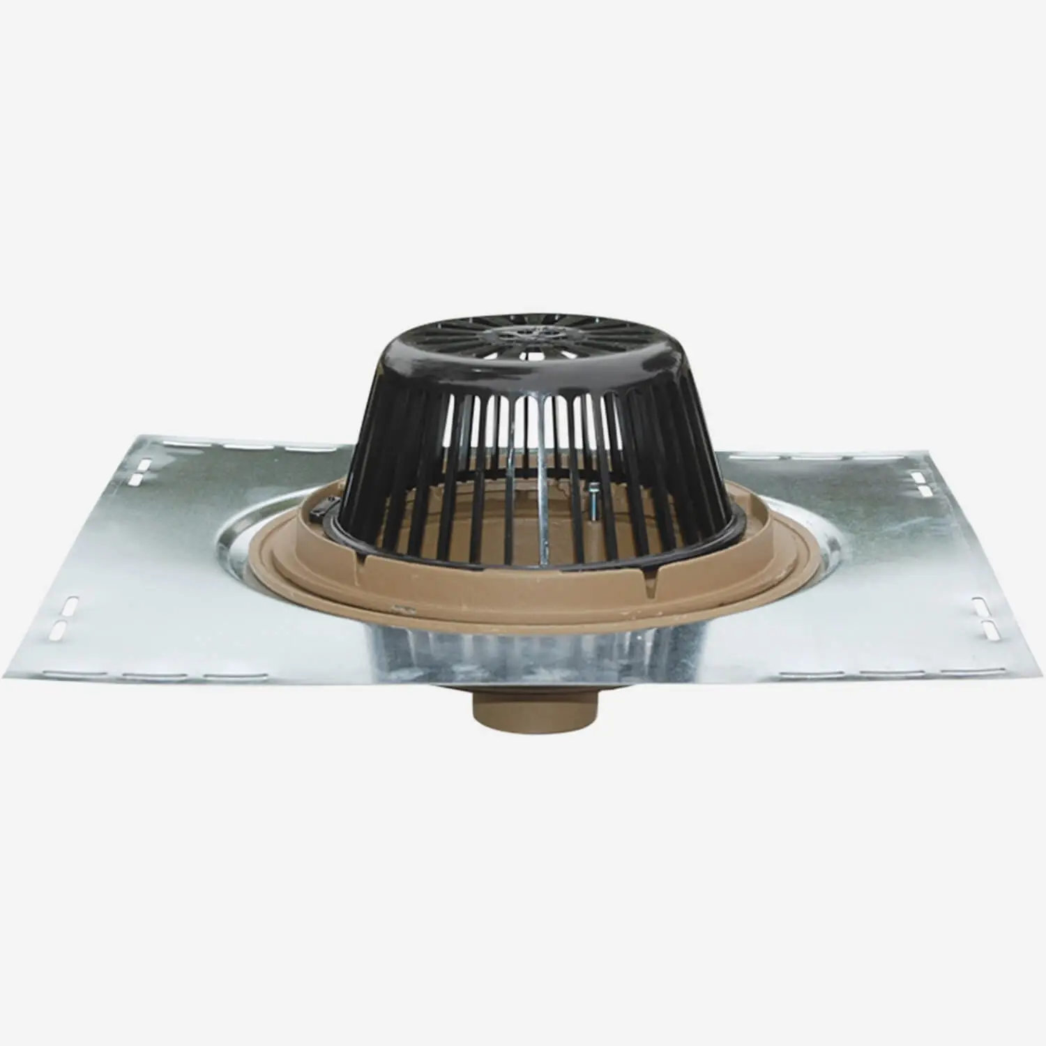 Jay R. Smith #1010Y03-RDP-CID 3in No-Hub Roof Drain with Deck Plate