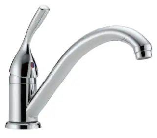 Delta Faucets #101DST Chrome Classic ADA Lever Handle Kitchen Faucets