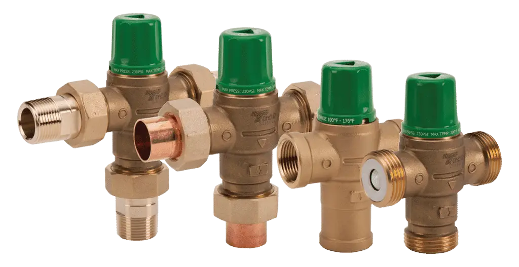 Taco #5004-H3 1in Lead Free Mixing Valve 85-175°F Range - Press Ends
